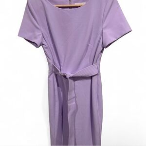 Calvin Klein Soft Purple Midi Dress